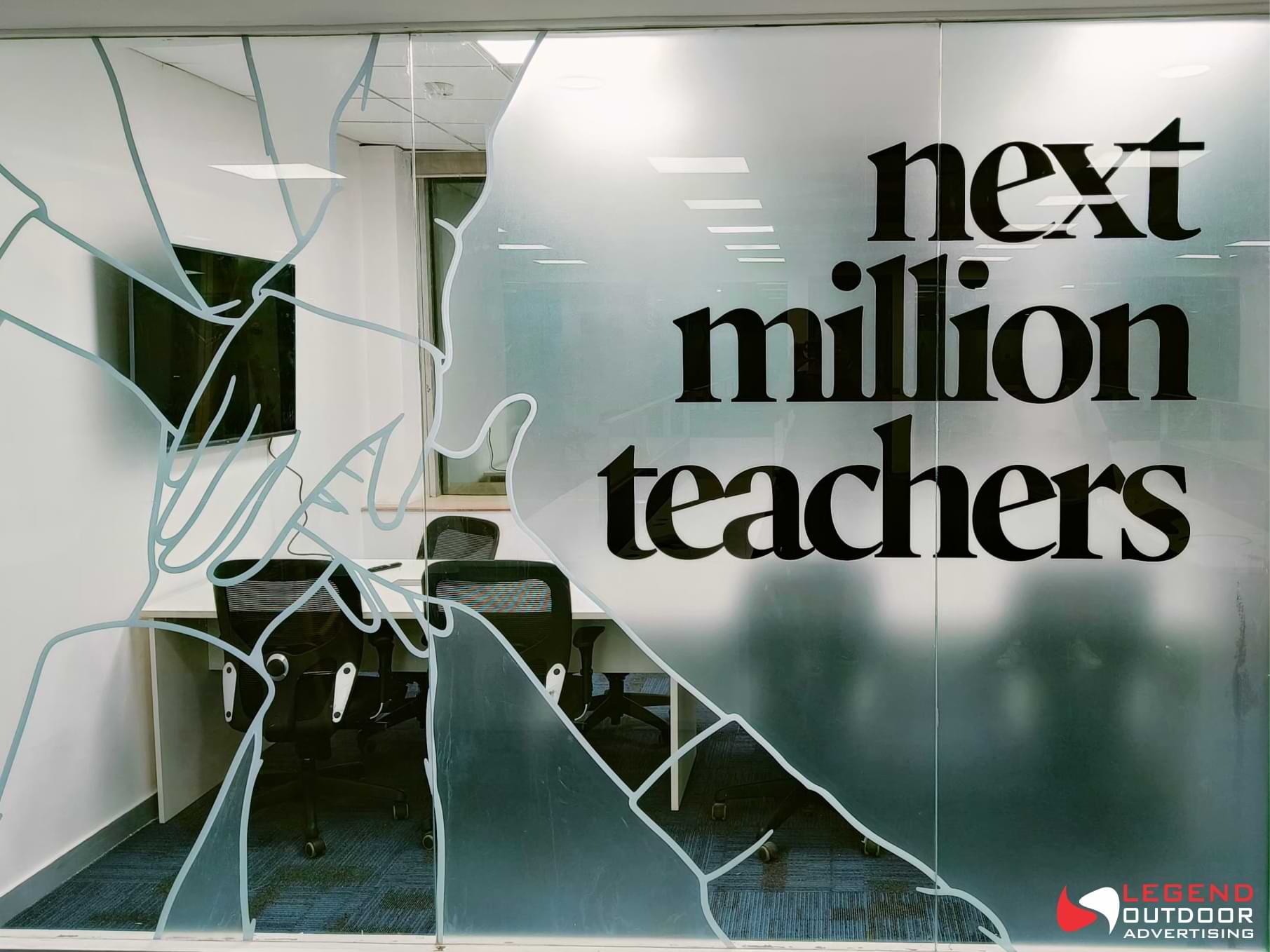 Frosted Vinyl For Glass